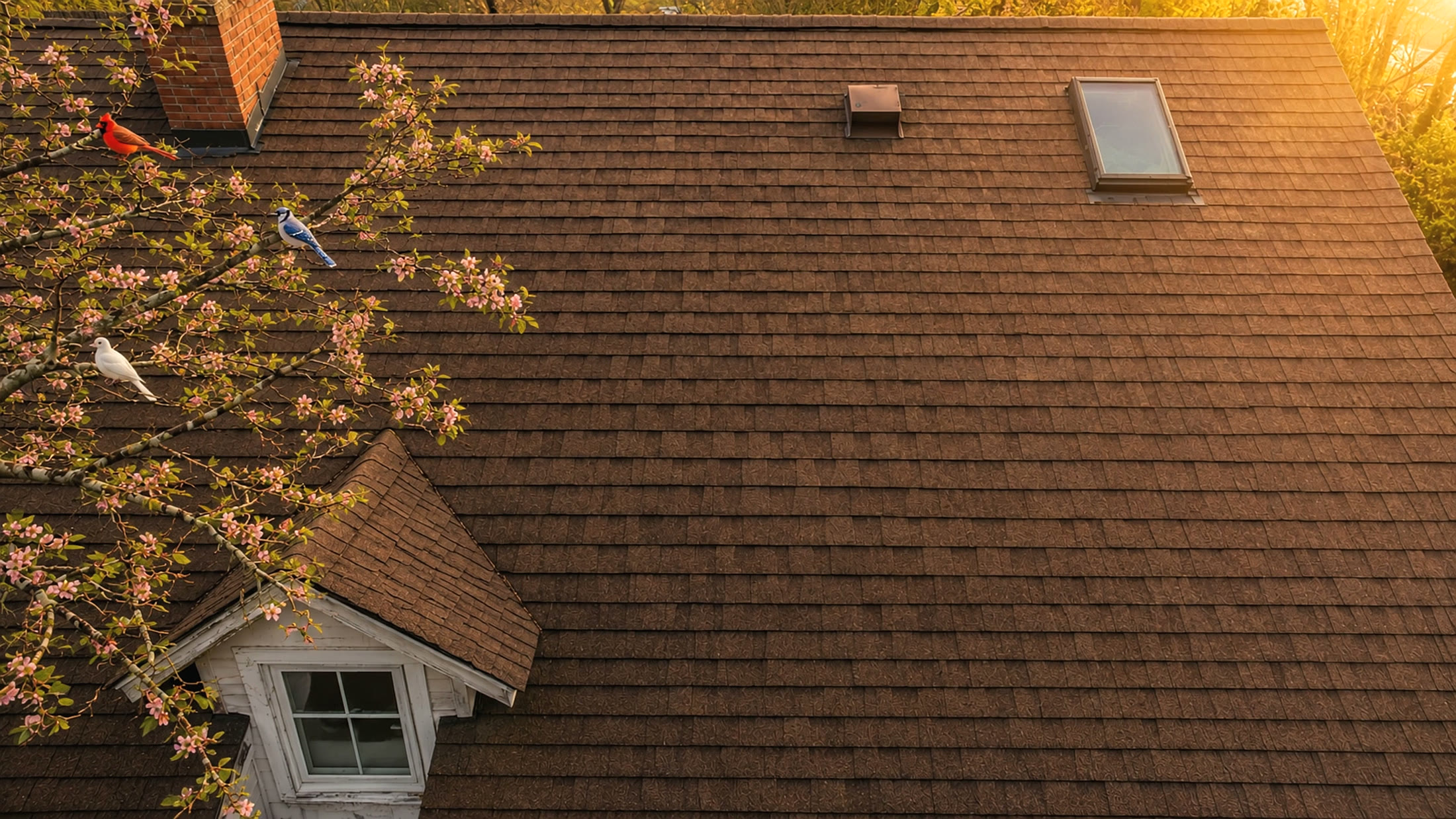 A roof restored by a top-ranked roofing company